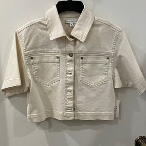 Cream Jean Jacket